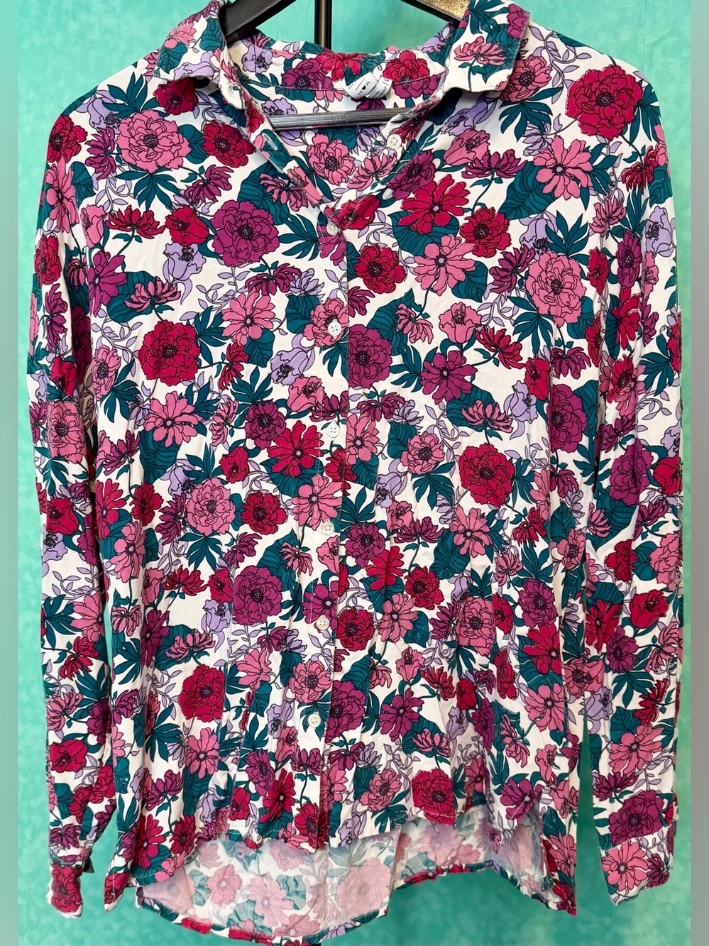 🌺🤍Twik Longsleeve Peonies & Flowers shirt